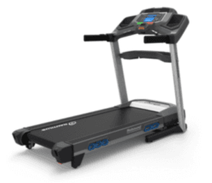 Nautilus T618 treadmill - side view