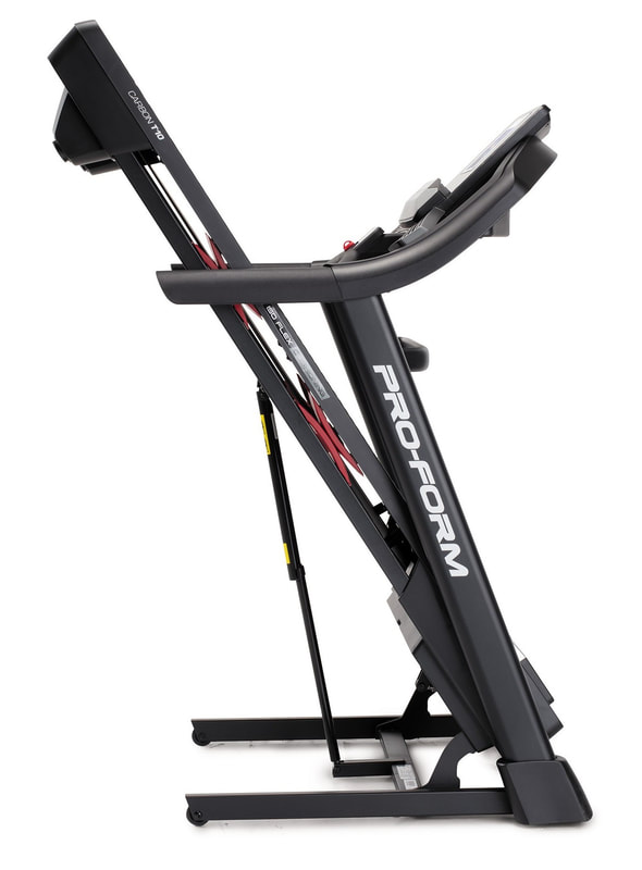 ProForm Carbon T10 treadmill folded