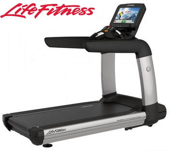 Life Fitness Platinum Treadmill - side view